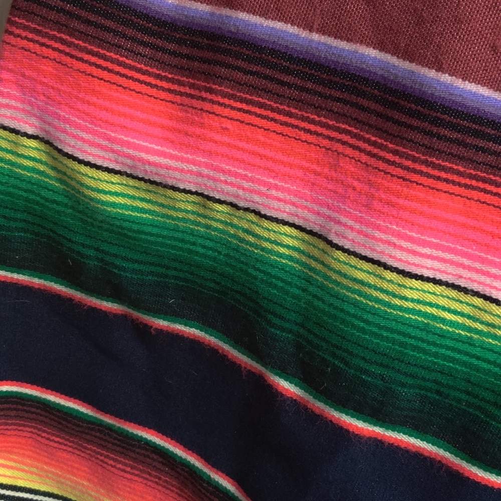 Vintage woven Indian blanket/ throw